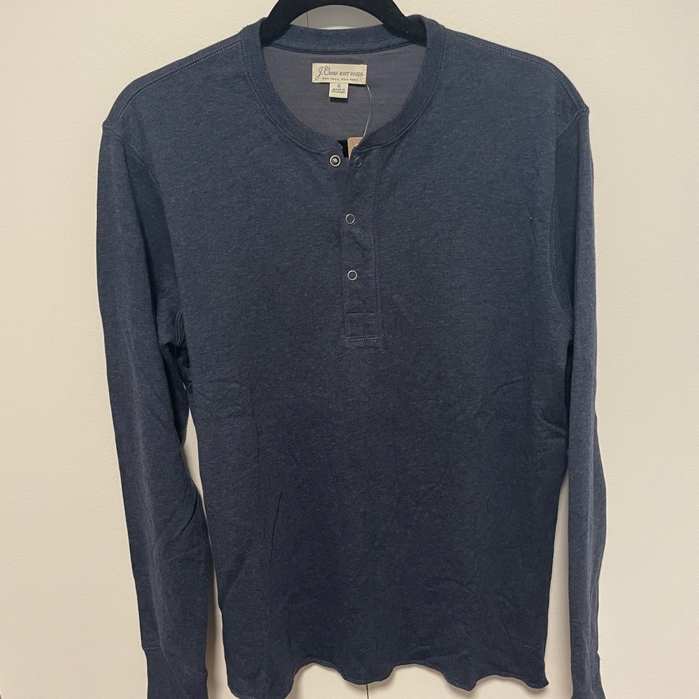 Blue J. Crew Henley - New with tags